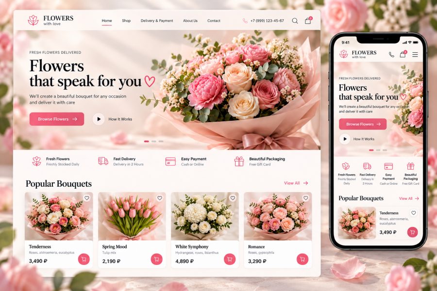 Flowers with Love — Online Flower Shop
