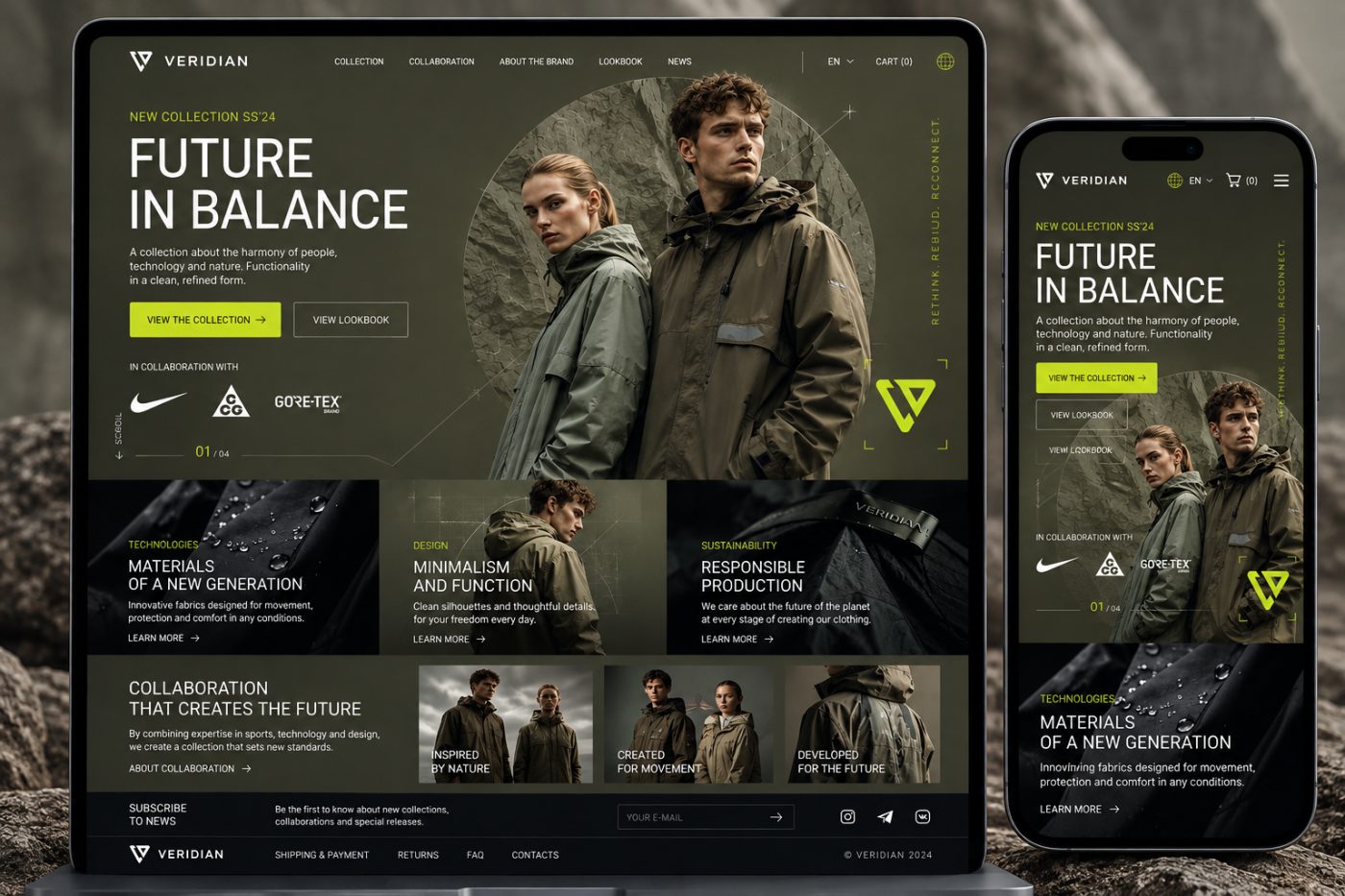 VERIDIAN — Technical Apparel E-commerce