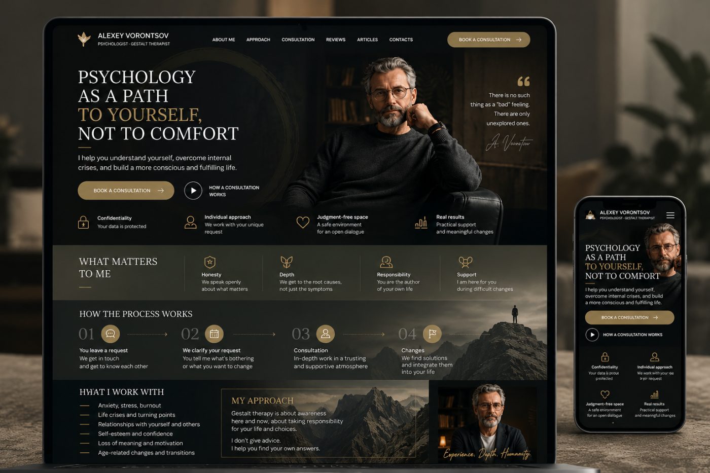 Alexey Vorontsov — Psychologist &amp; Gestalt Therapist